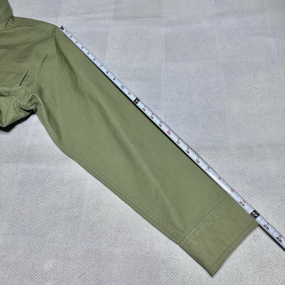 Everlane Field Jacket Womens XL Utility Military Chore Coat Safari Snap Full Zip - Picture 13 of 13